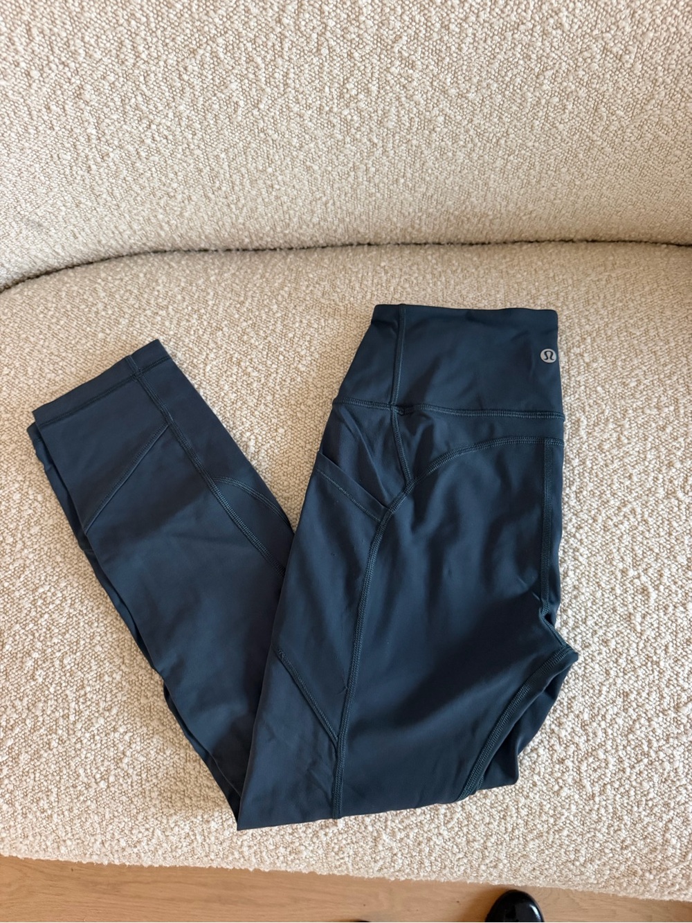 lululemon athletica Navy High-Rise Athletic Leggings with pockets